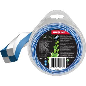 FŰNYÍRÓ DAMIL - KEREK SZÍN ASSET, KOLORY_NIEBIESKO2-BIALY 98177